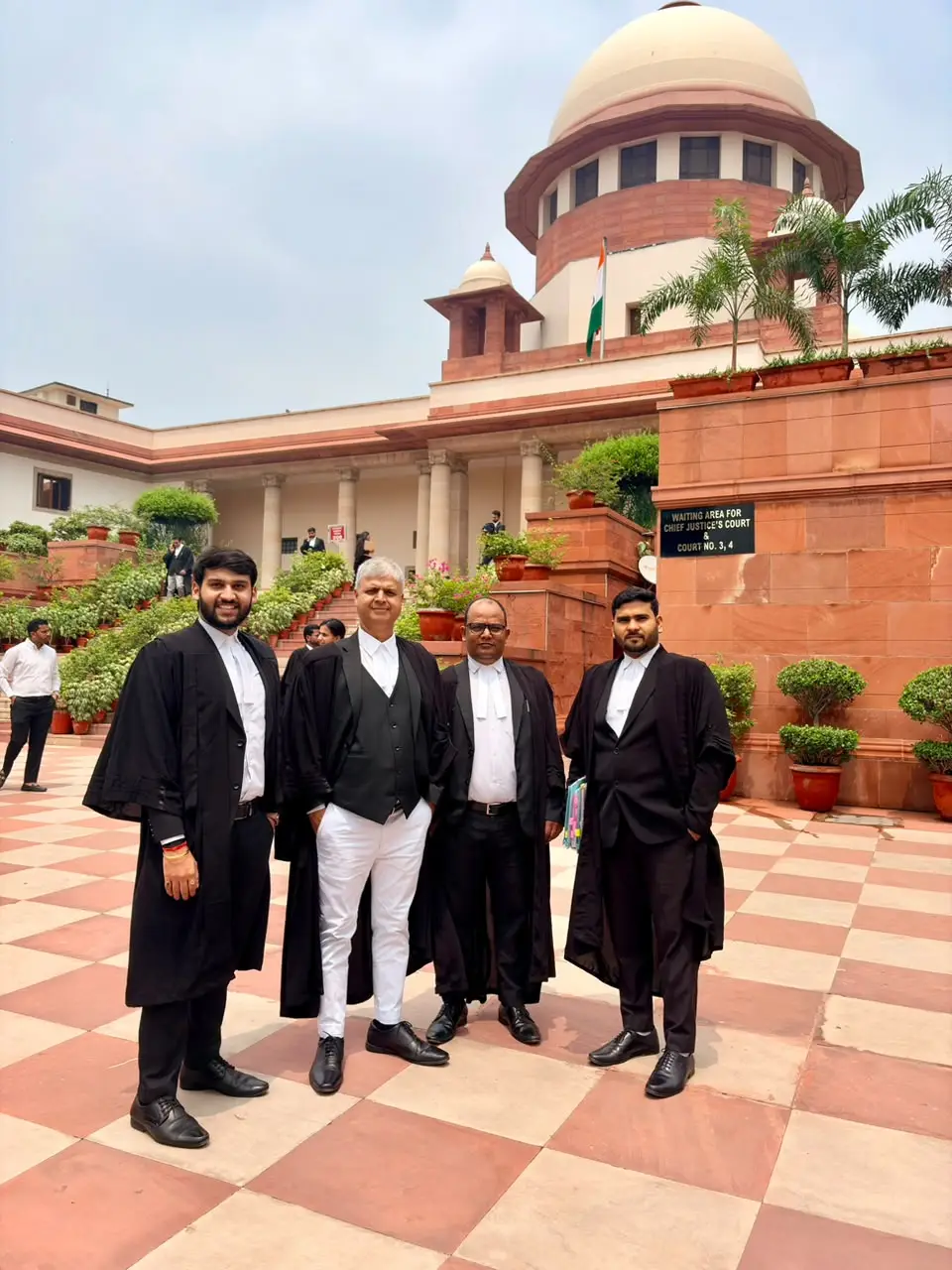 Advocate Gourav Prasad and team representing clients at the Supreme Court